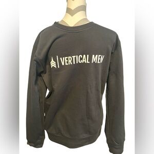 Adidas Vertical Men Climbing Sweatshirt Black Crewneck Pullover